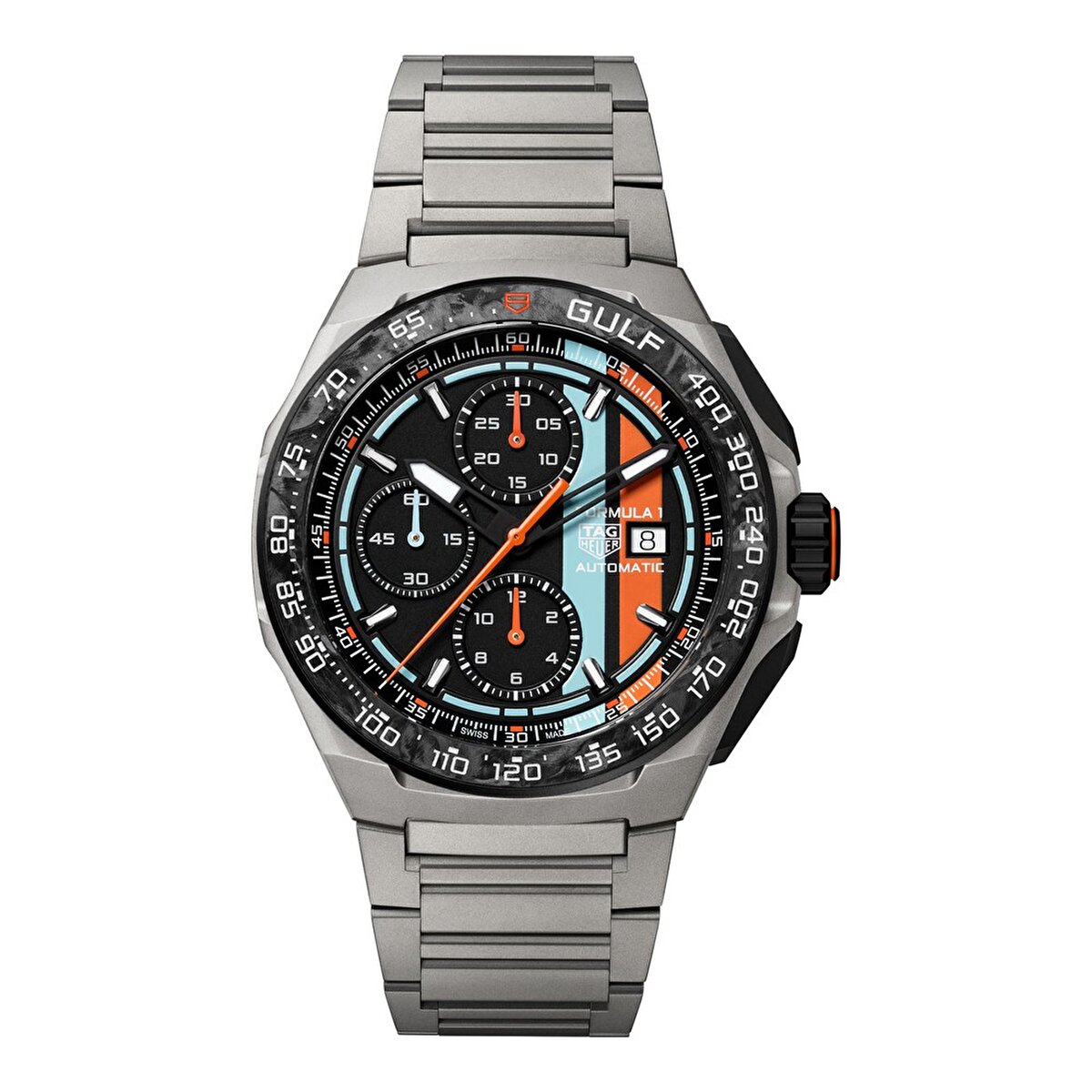 TAG Heuer Formula 1 Chronograph x Gulf CBZ208B.BF0009 Kol Saati