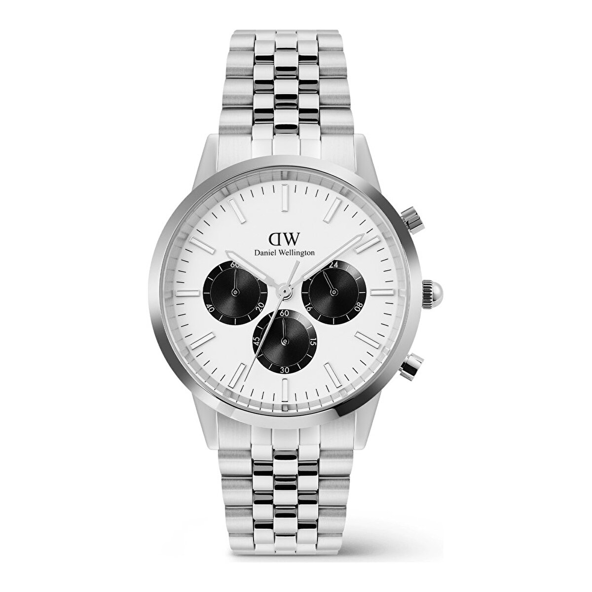キルイ Iconic 42 Chronograph Arch 5-Link Off-White Panda S DW00600872 Kol