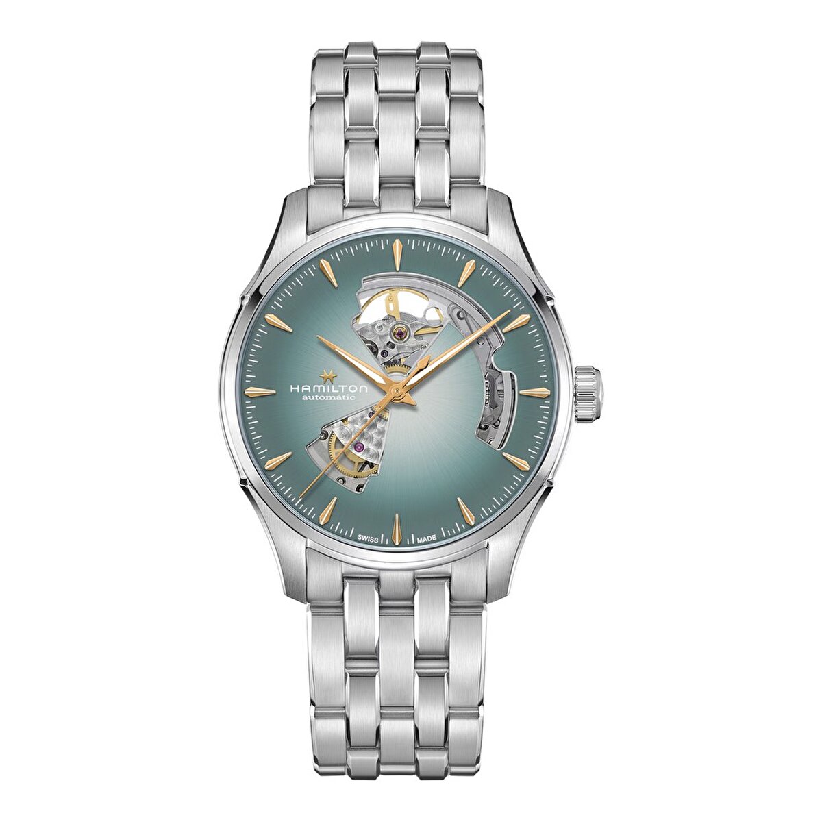Hamilton Jazzmaster Open Heart Auto 40mm H32675141 Kol Saati