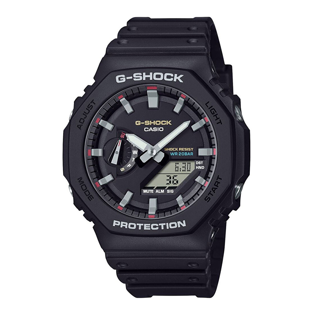 G-SHOCK CASIO GA-2100-1ADR カシオーク ブラック Casio G-Shock GA-2100RL-1ADR Kol Saati | Konyalı Saat