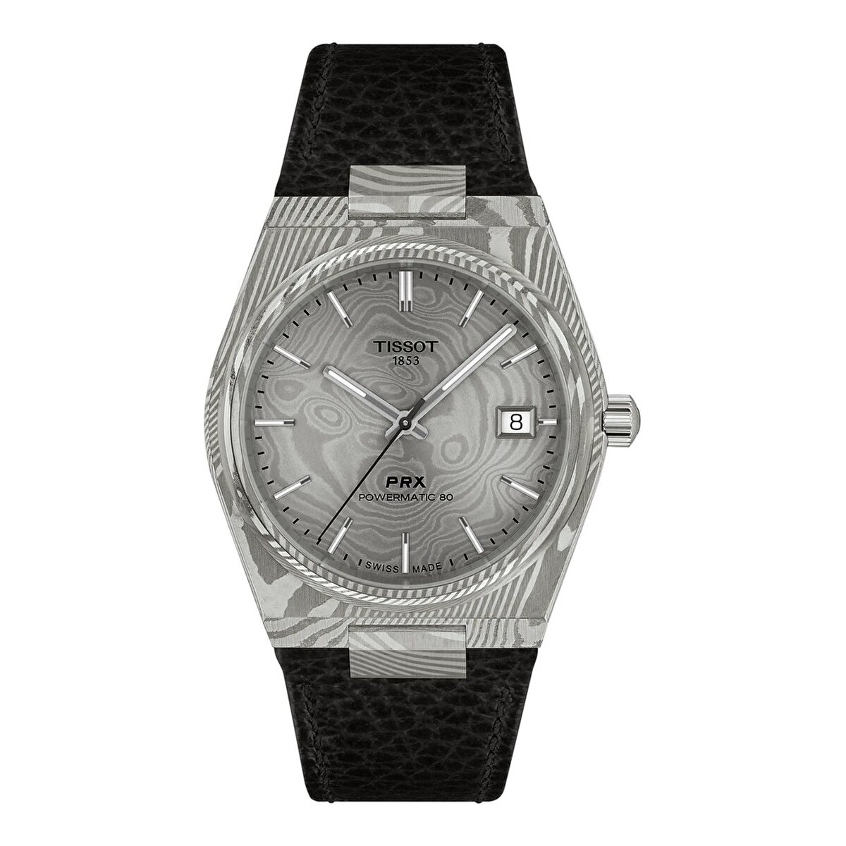 TISSOT ティソ PRX ダマスカス 38mm T1378079608100 Tissot PRX Damascus Steel 38mm T1378079608100 | Konyalı Saat