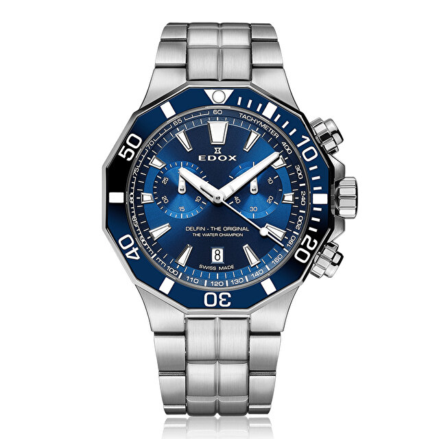 Edox Delfin The Original Chronograph 10112-3BUM-BUIN | Konyalı Saat