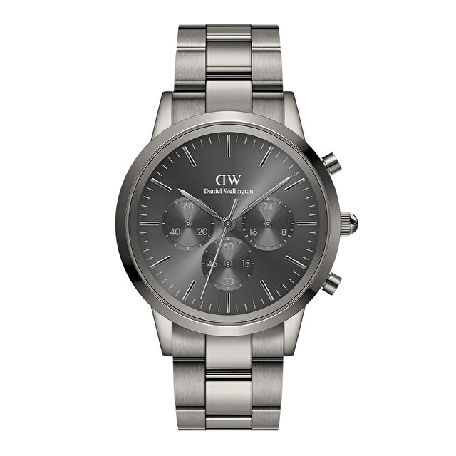 Iconic Chronograph Link Graphite DW00600643 | Konyalı Saat