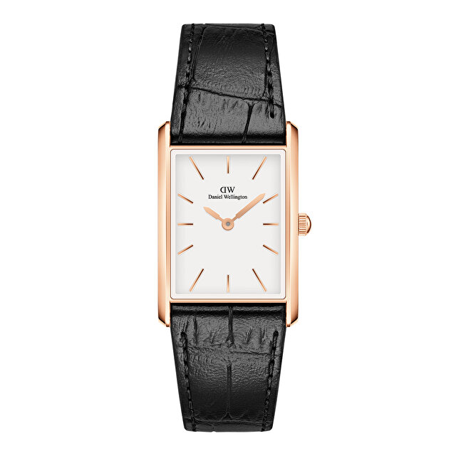Bound Black Crocodile Rose Gold DW00600693 | Konyalı Saat