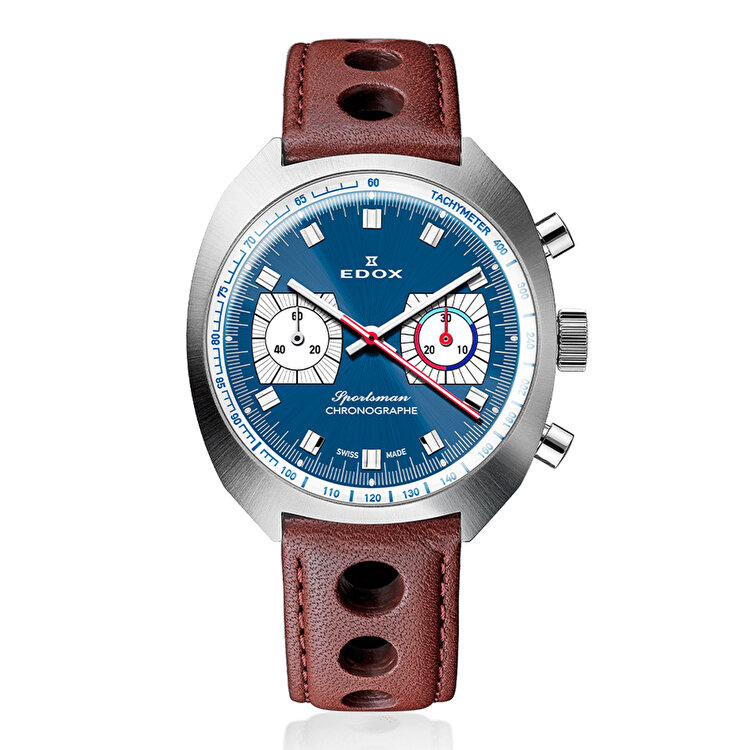 Edox Sportsman Chronographe Automatic 08202-3BU-BUIN Kol Saati