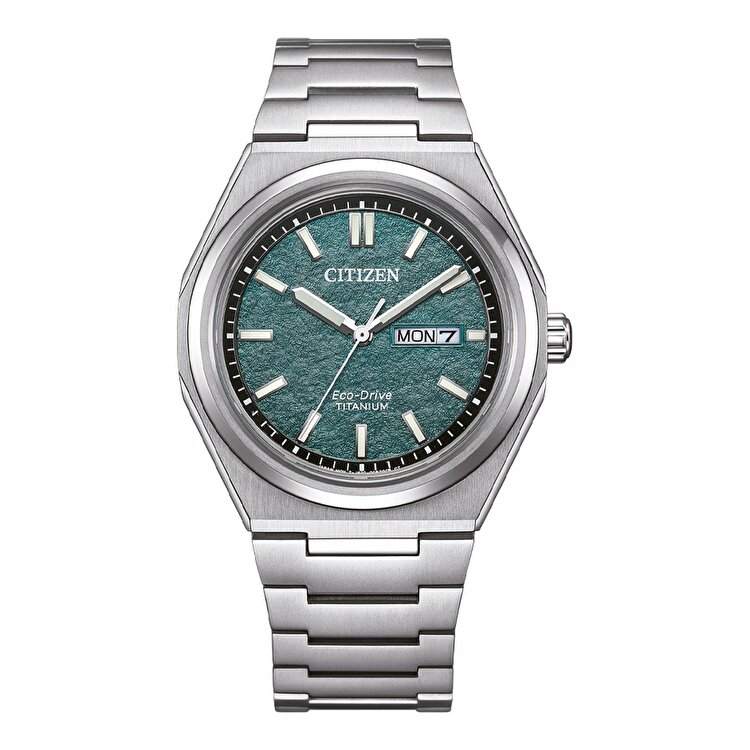 CITIZEN クォーツ腕時計 シルバー Citizen Zenshin Super Titanium AW0130-85XE Kol Saati | Konyalı Saat