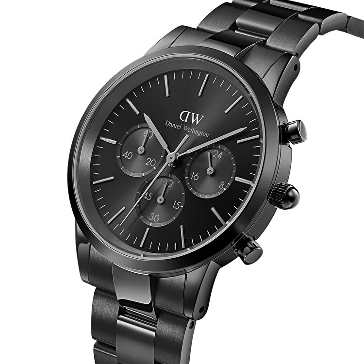 Iconic Chronograph Link Onyx B DW00600642 | Konyalı Saat