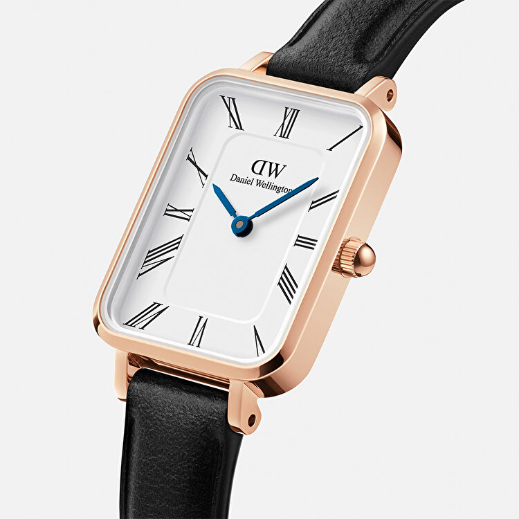 Quadro Roman Numerals Sheffield Rose Gold DW00600689 | Konyalı Saat
