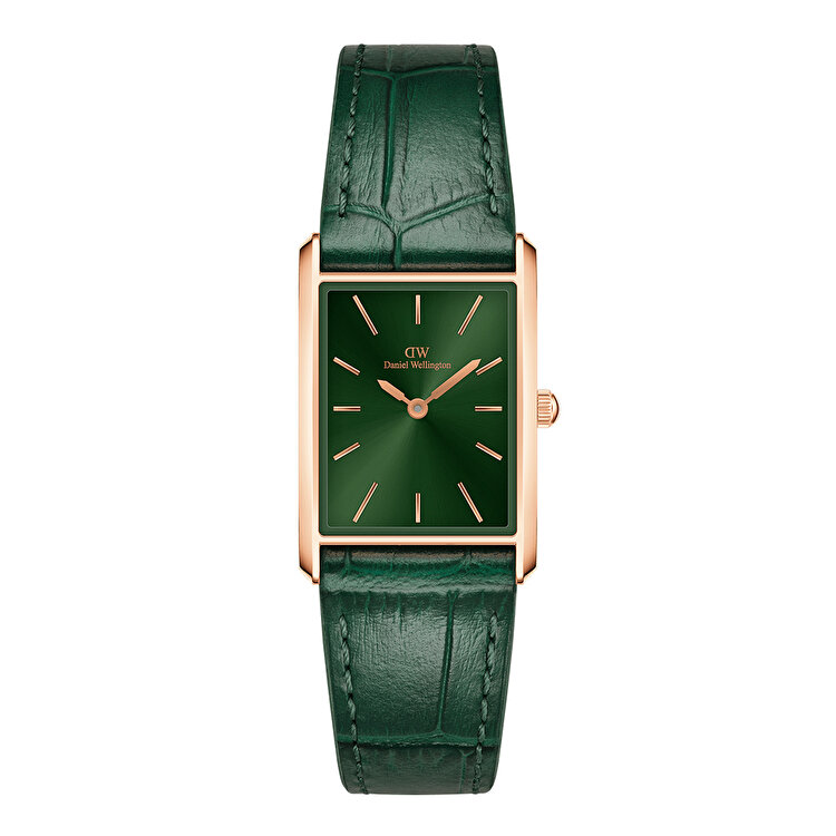 Bound Crocodile Emerald Sunray Rose Gold DW00600694 | Konyalı Saat