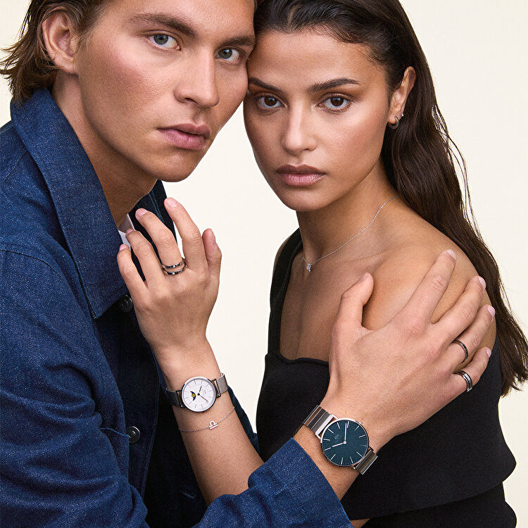 Classic Piano Link Arctic Silver DW00600776 | Konyalı Saat