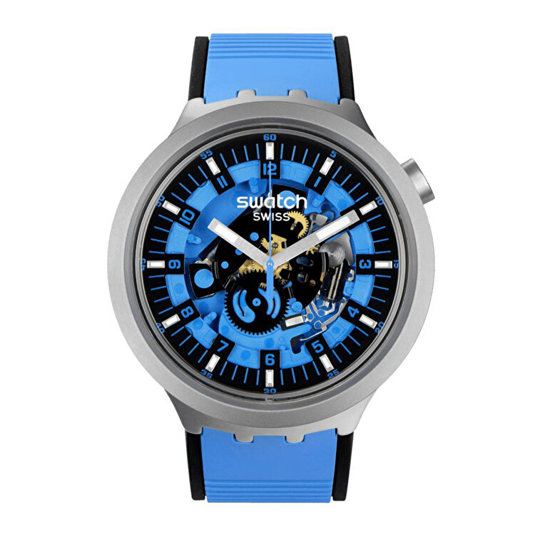 Ciel Bleu シエルブルー Sunoco スノコ Swatch Azure Blue Daze SB07S106 Kol Saati | Konyalı Saat