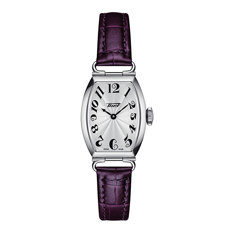 TISSOT ティソ　HERITAGE PORTO　クォーツ シルバー 本革 Tissot Heritage Porto Small lady T1281091603200 | Konyalı Saat