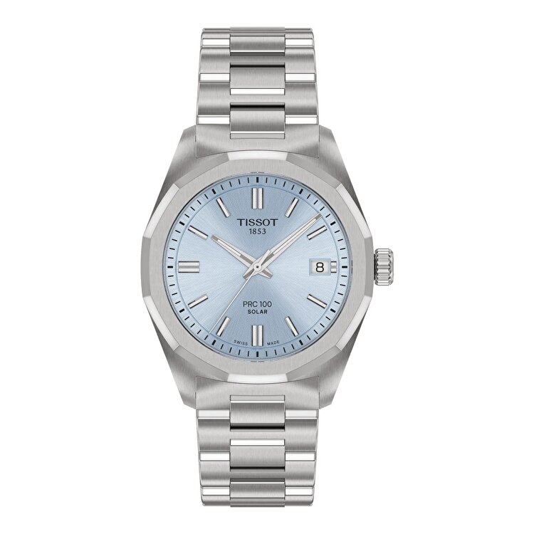 TISSOT PRC 100 Solar 34mm アイスブルー Tissot PRC 100 Solar 34mm T1518221135100 | Konyalı Saat