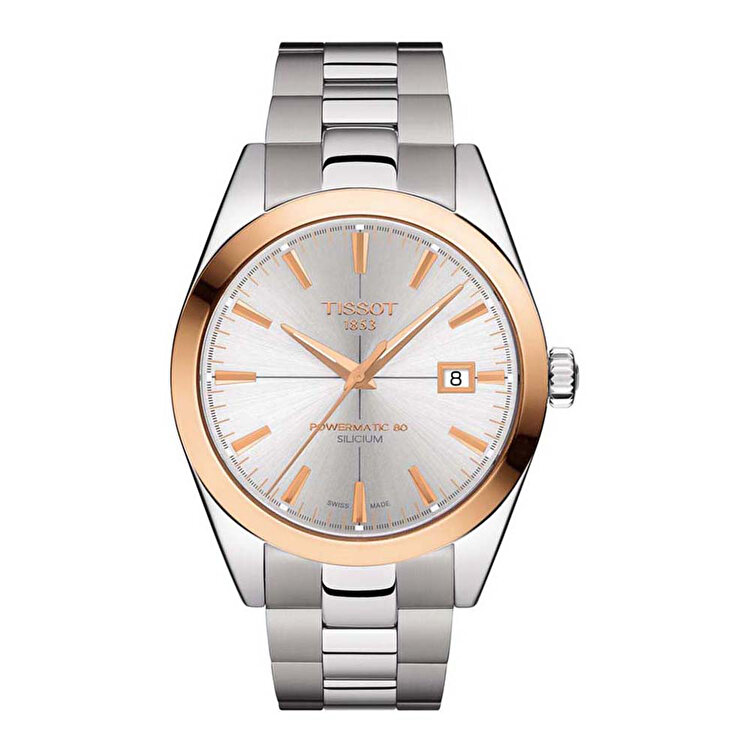 Tissot Gentleman Powermatic 80 Silicium Solid 18K Gold Bezel