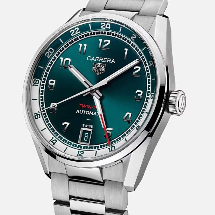 Tag Heuer Carrera Date Twin-Time WDA2114.BA0043 Kol Saati