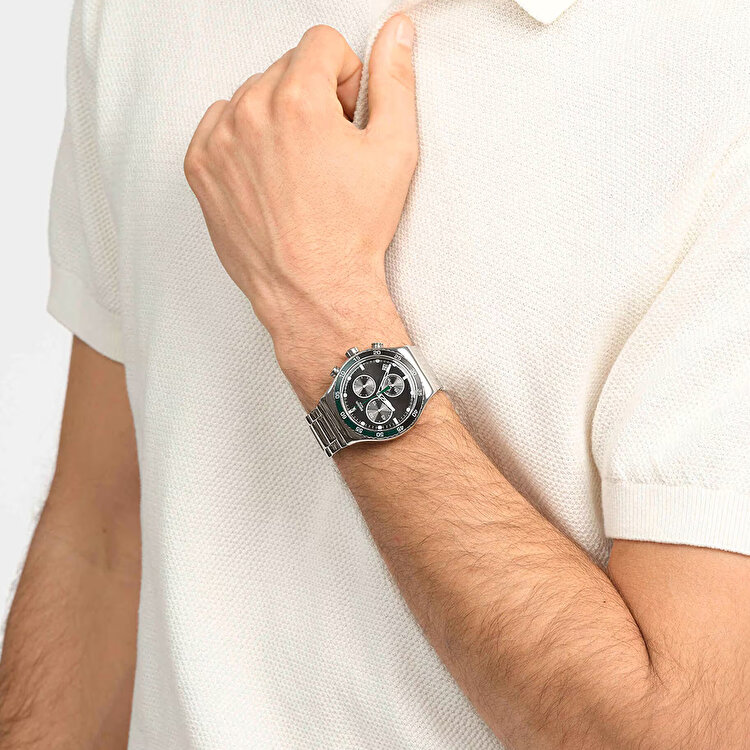 Swatch Dark Green Irony YVS506G Kol Saati | Konyalı Saat
